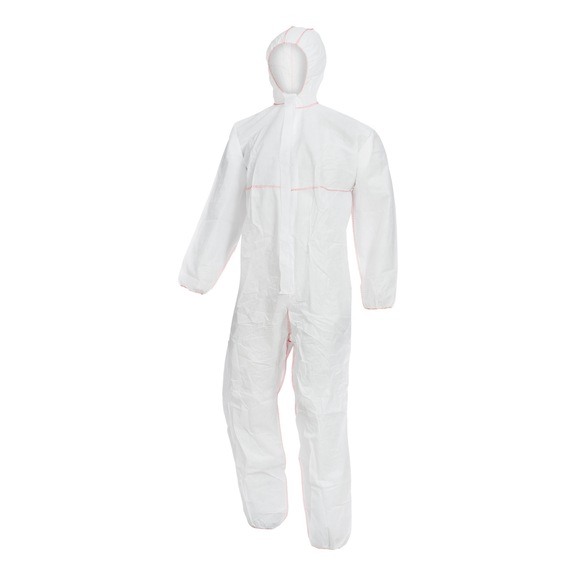 Vêtement de protection, jetable - COVERALL-NITRAS-1020609-SMS-WHITE-XXL