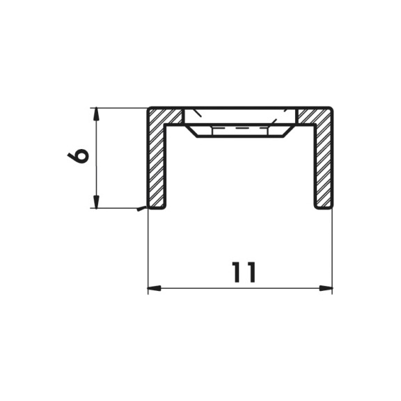 Crémaillère en applique - 2