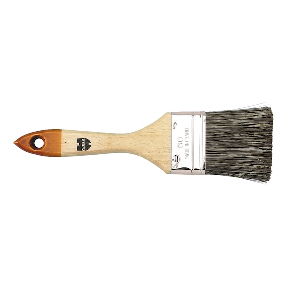 Wood stain flat paintbrush