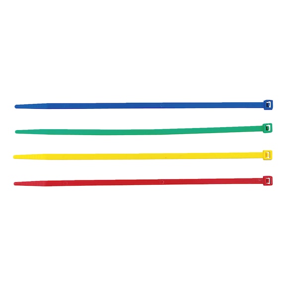 Assortiment de 400 colliers attache-câbles couleurs 2,6 x 150 mm - 1