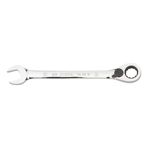 Ratchet combination wrench, metric, reversing lever  - RTCHCOMBIWRNCH-SWITCHABLE-WS16
