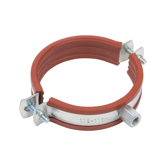 Pipe clamp TIPP<SUP>®</SUP> robust, silicone - 1