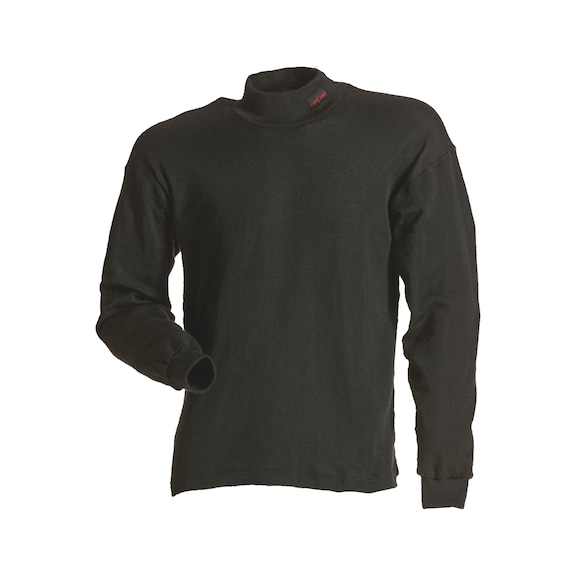 Fire-resistant polo-neck shirt