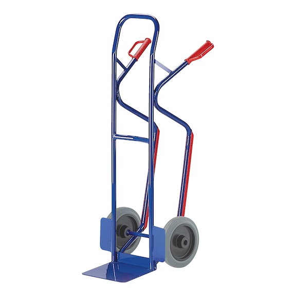 Stack trolley with step skids