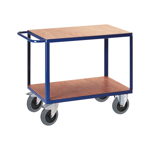 Angular steel table trolley