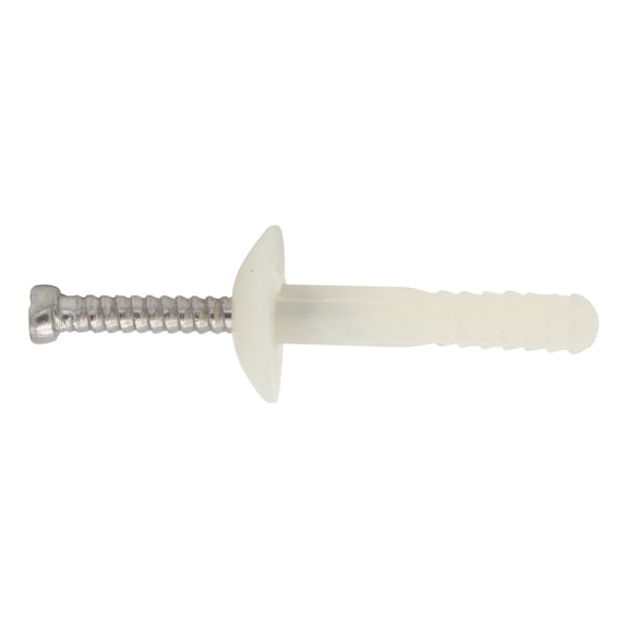 Nail anchor nylon mushroom collar w. sst pin - 1