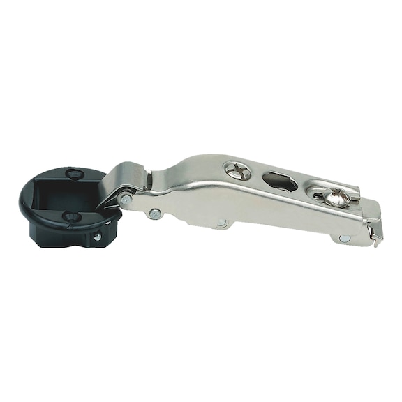 Glass door hinge, Nexis click-on 95 For 4-6 mm glass thickness - 1