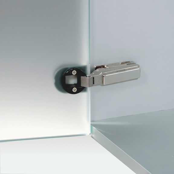 Glass door hinge, Nexis click-on 95 For 4-6 mm glass thickness - 9