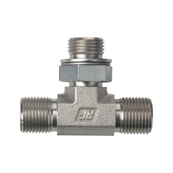 BSP orientable T piece, male thread