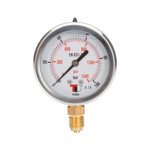 Hydraulic Manometer, vertical connect, BSP male