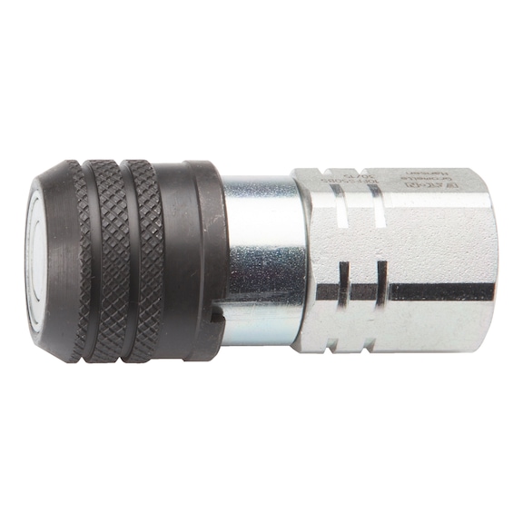 Quick-action connector housing Cromelle Flat Face female thread