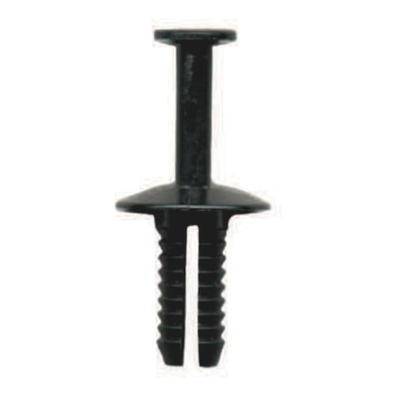 Plastic expanding rivet with cap, with grooves - FENDER LINING CLIP