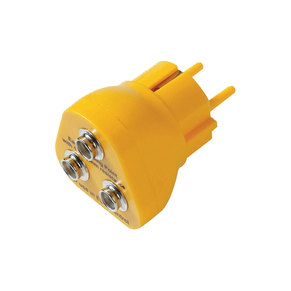 054 ESD plug, yellow