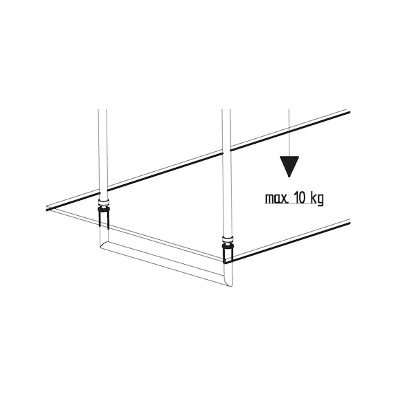 Temperované bezpečnostní sklo  - PR-SKLEDESK-STMELESS-KUVNETL-1100X600X8