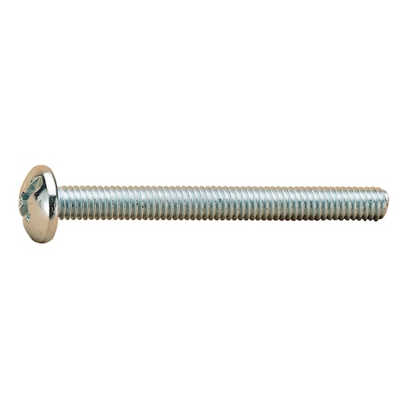 Furniture handle screw For attaching furniture handles with M4 connecting threads and combination slot drive - 1