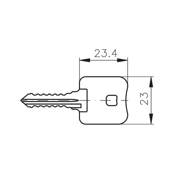 Demontageschlüssel MS 5000 für Zylinderkern - 2