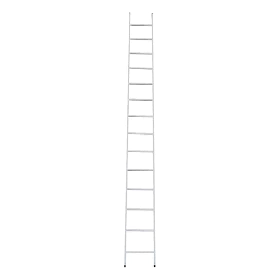 Aluminium leaning ladder without traverse - LANDLDR-ALU-14RUNGS
