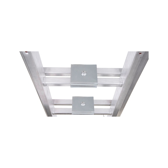 Connecting plates For using aluminium universal ladders as a standing ladder on uneven floors and stairs - CONPLT-F.LDR