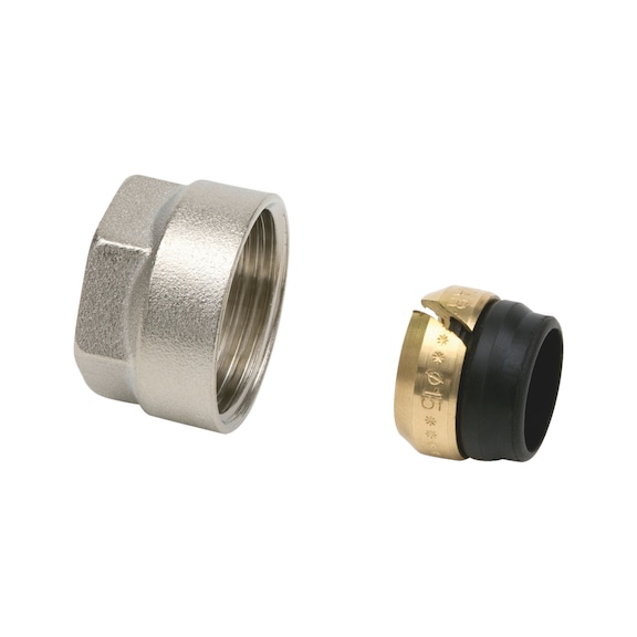 Screw fitting for copper and soft blast pipe