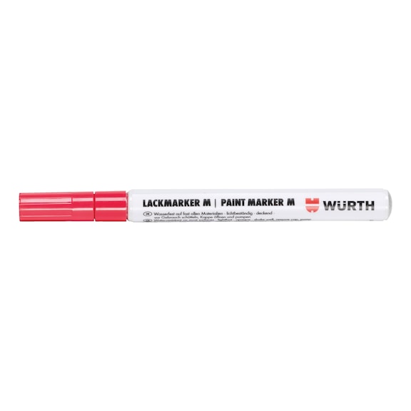 Paint marker - LACMRK-PERMANENT-RED-(1-2MM)
