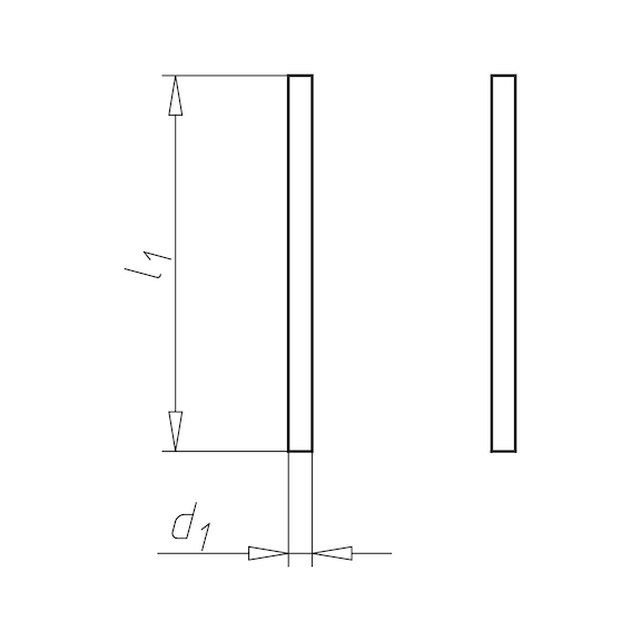Stiftnagel Typ S Aluminium blank - 2