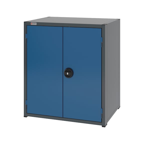 Système d'armoire à portes à rabattement 12.6 : 805x603 mm - WNGDRCAB-12.6-H915-2SHLF-RAL5010