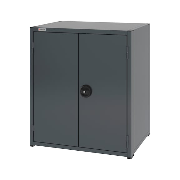 Système d'armoire à portes à rabattement 12.6 : 805x603 mm - WNGDRCAB-12.6-H915-2SHLF-RAL7016