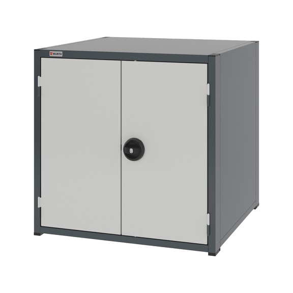 System-Flügeltürenschrank 12.8 - 805x770 mm - FLGTRSHRNK-12.8-H795-1FACHBO-RAL7035