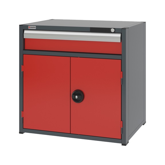 System combination cabinet 12.6: 805x603 mm - COMBICAB-12.6-H795-WNGDR540-1DRWR-R3020