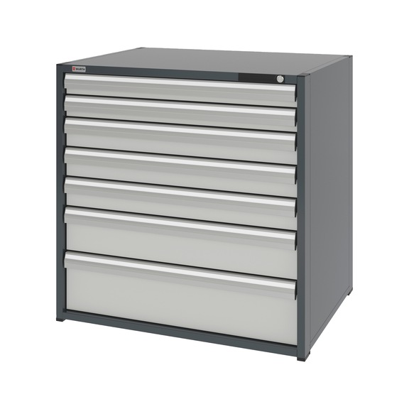 System-Schubladenschrank 16.8 - 1037x770 mm - SLSHRNK-16.8-H1035-7SL-RAL7035