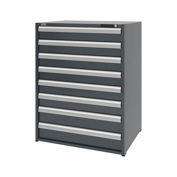 System-Schubladenschrank 16.8 - 1037x770 mm - SLSHRNK-16.8-H1335-8SL-RAL7016