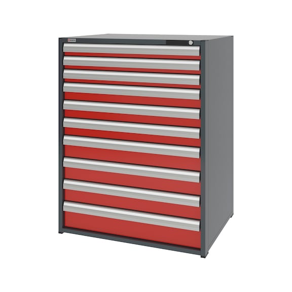 System-Schubladenschrank 16.8 - 1037x770 mm - SLSHRNK-16.8-H1335-10SL-RAL3020