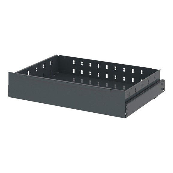 Innenschublade für System-Flügeltürenschrank - INSL-FLGTRSHRNK-12.6-H150-80KG-RAL7016