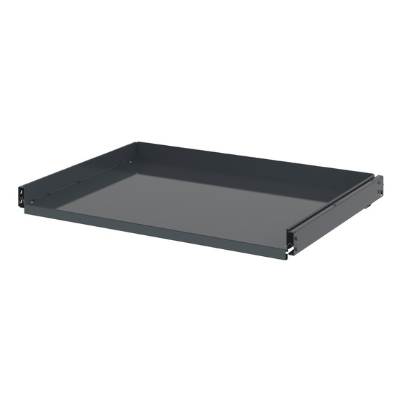 Pull-out tray For system hinged door cabinet - PULOUTTRY-WNGDRCAB-16.8-150KG-RAL7016