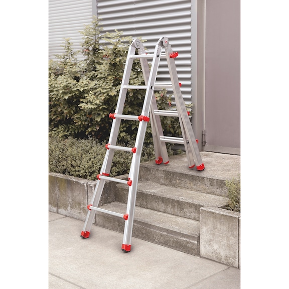 Professional aluminium telescopic ladder - 2