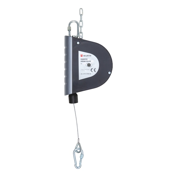 Spring balance In accordance with DIN 15112 - SPGTENS-F6-HALFRD-(3-5,5KG)