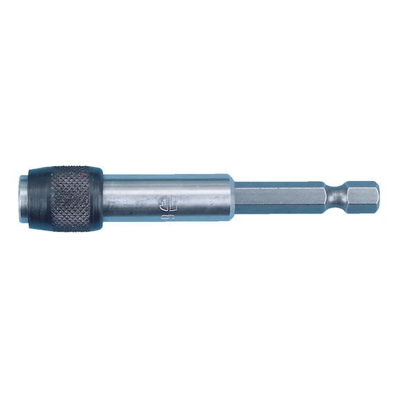 Universal holder, magnetic With quick-change chuck and permanent magnet - HOLD-BIT-QCCHUK-MAGN-1/4X1/4IN-L75MM