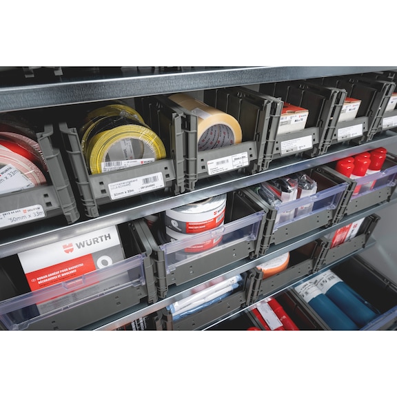 Wing door cabinet with SLB system storage boxes - 2