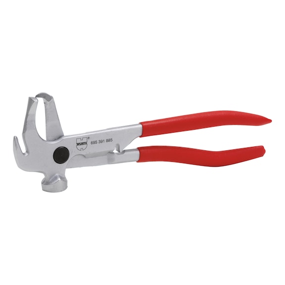 Balancing weight pliers With plastic-coated handles