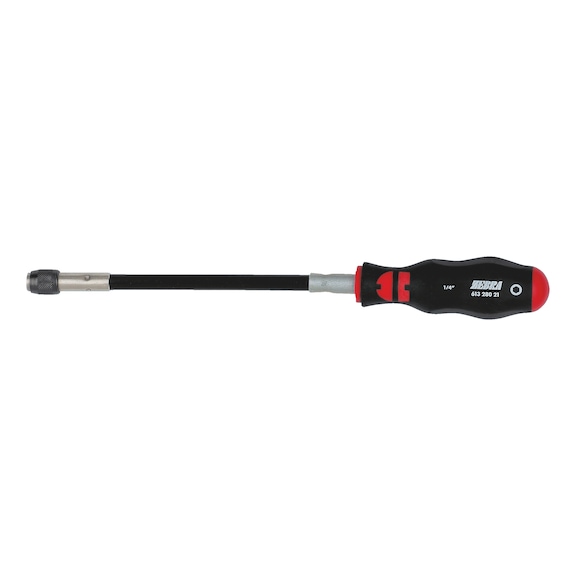Screwdriver, 1/4 inch With quick-change chuck and flexible shaft - 1