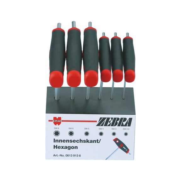 Conj c/ punho em t p/ chave sext c/ cab esf