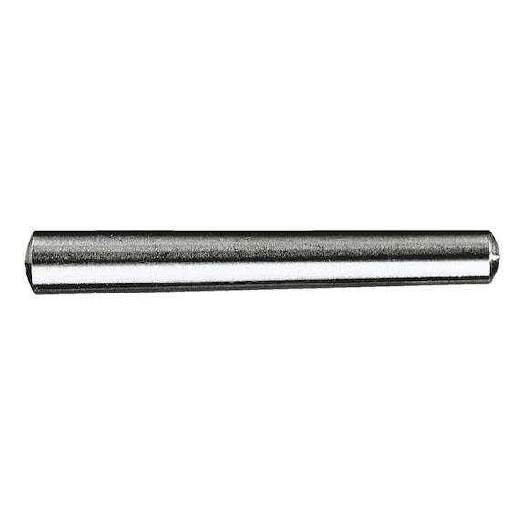 Tapered pin, unhardened DIN 1, plain steel, unhardened, design A (ground) - PIN-TAP-UNHDND-DIN1-A-3X24