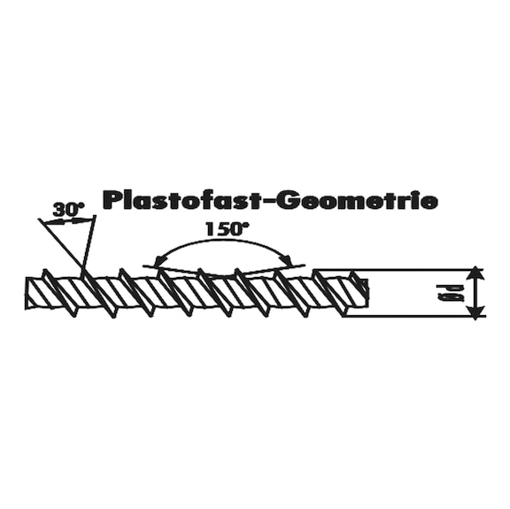 PLASTOFAST Schraube - 4