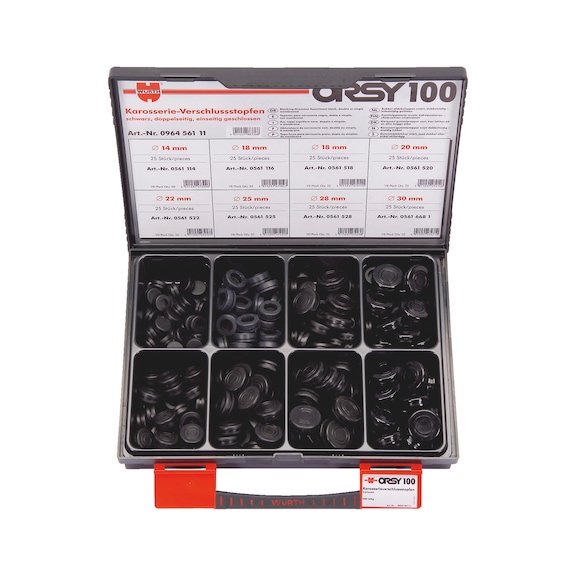 Body sealing plugs assortment - PLG-SET-200PCS