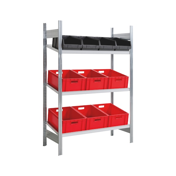 Plug-in slanted shelf rack - 2