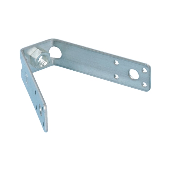 Trapezoidal mount With welded-in nut - 1