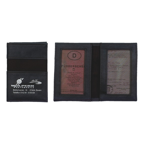 Negro driving licence wallet
