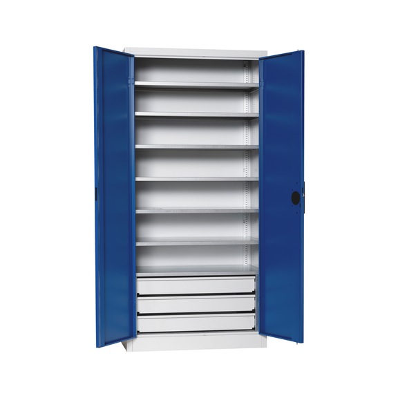 Hinged door cab sld. sheet metal door f. W-SLB 3,4 - WNGDRCAB-STEEL-SLB-FB522S-RAL5010