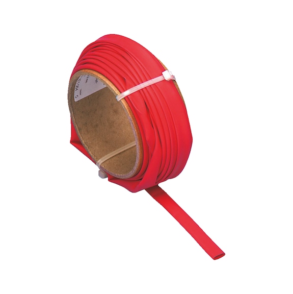 Thin-walled heat-shrink hose Without internal adhesive - HSHRHOSE-RED-(6,4-3,2MM)