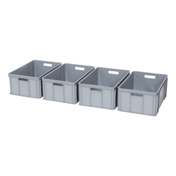 Plastic insert box - TRANBOX-WK61-PLA-GREY-BOXSET-4PCS